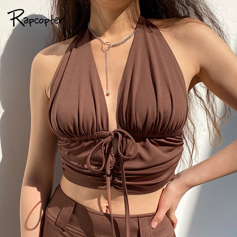 Sexy Strap Bandage Crop Top