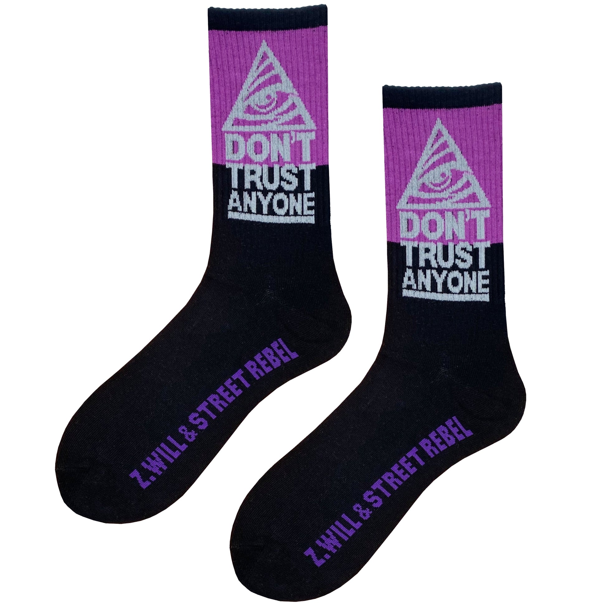 Don't Trust Anyone Quote Socks