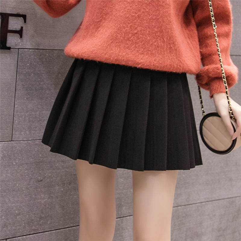 Sweet Korean Style Plaid Skirt