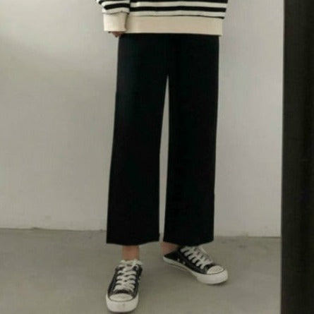 Ankle-length Loose Wide Leg Pants