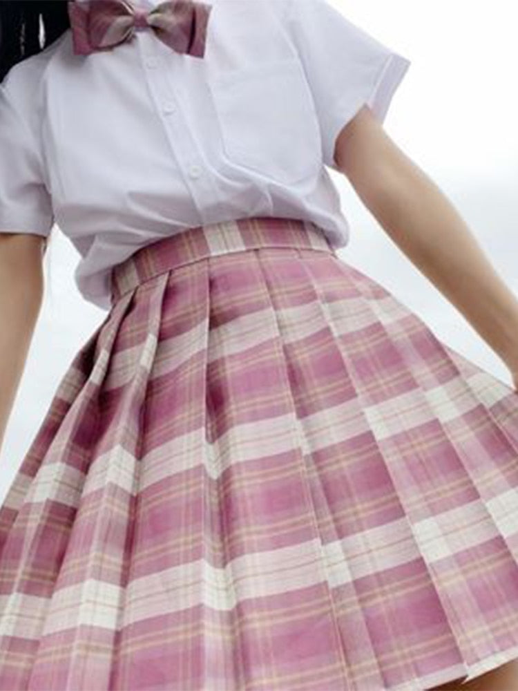 Purple Mini Denim Skirt