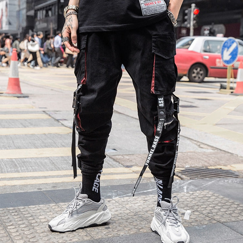 Multi-pocket Harem Hip Pop Pants