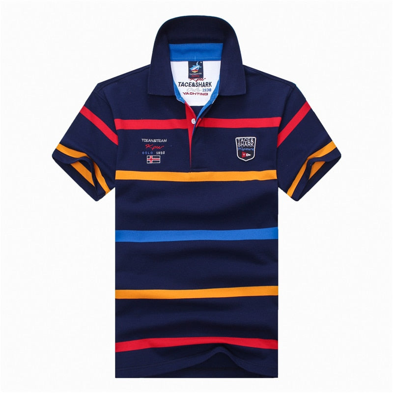Style Summer Striped Polo