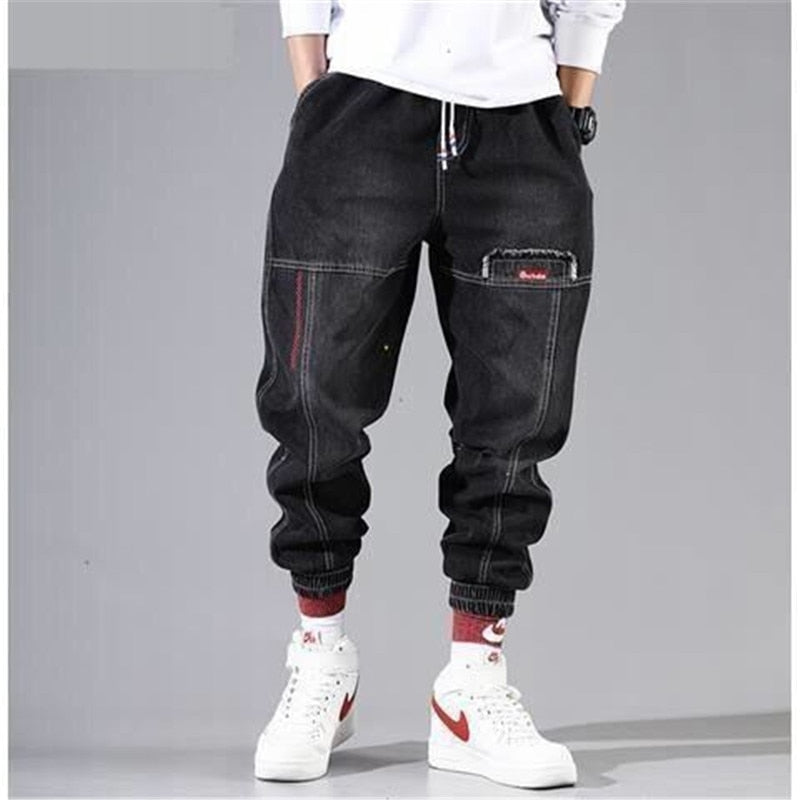 Denim Cargo Pants