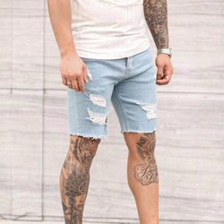 Low Waist Denim Shorts