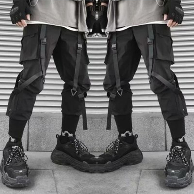Multi-pocket Harem Hip Pop Pants