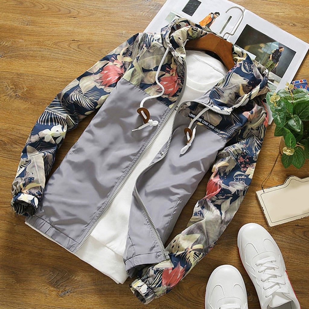 Contrast Colour Lightweight Jacket