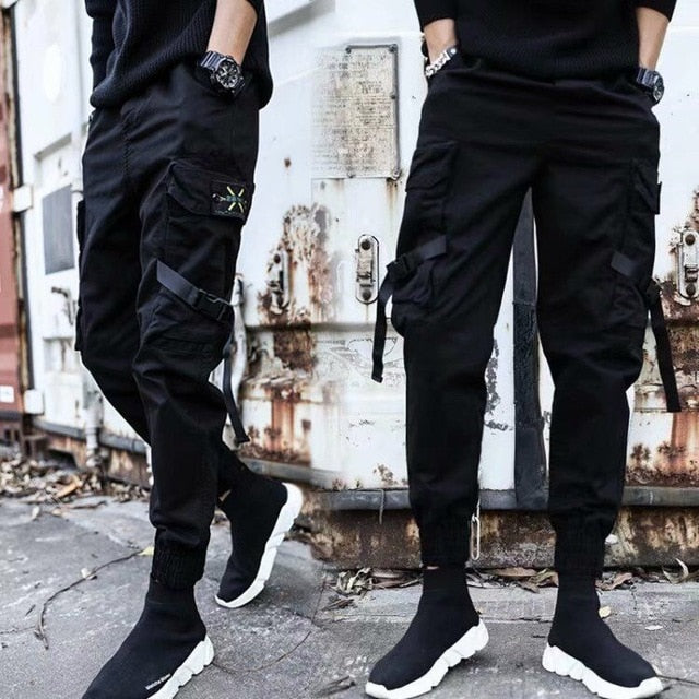 Multi-pocket Harem Hip Pop Pants