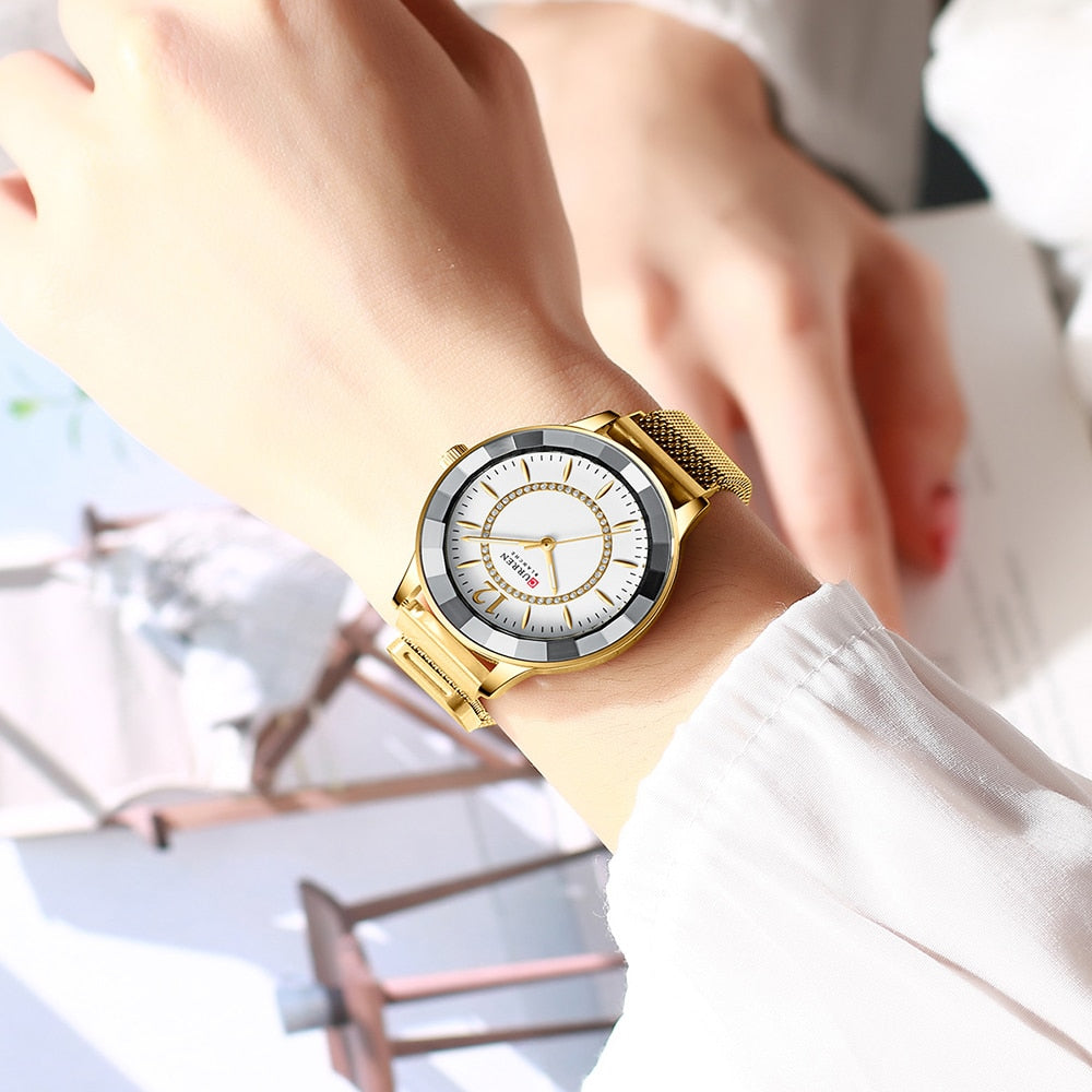 Classy Rhinestone Watch