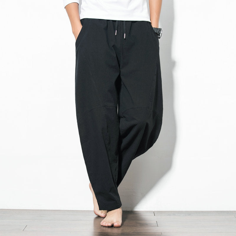 Cargo Harem Pants with Side Pockets