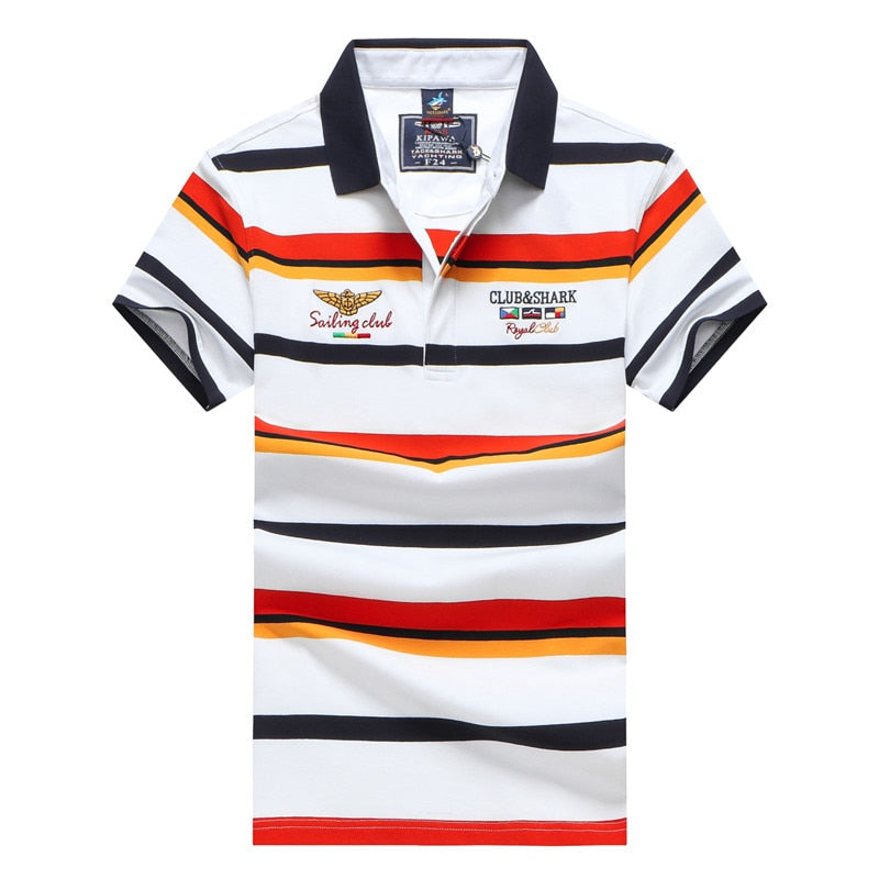 Style Summer Striped Polo