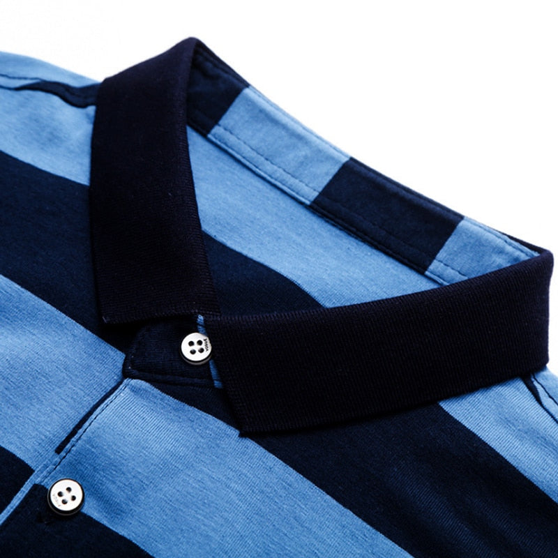 Striped Cotton Polo
