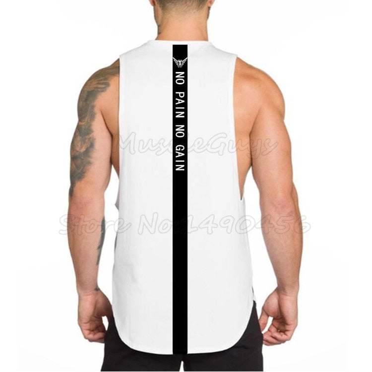 NO PAIN NO GAIN Quoted Tank Top