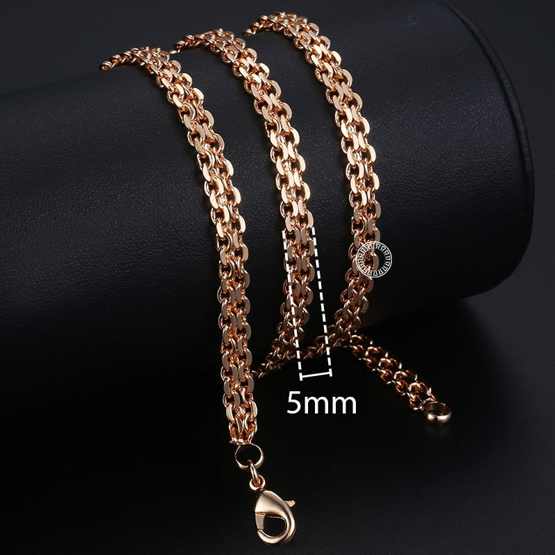 The Rose Gold Rope Chain