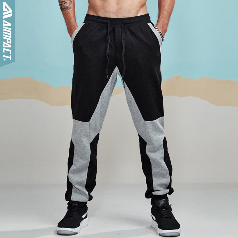 Cotton Patchwork Sweatpants