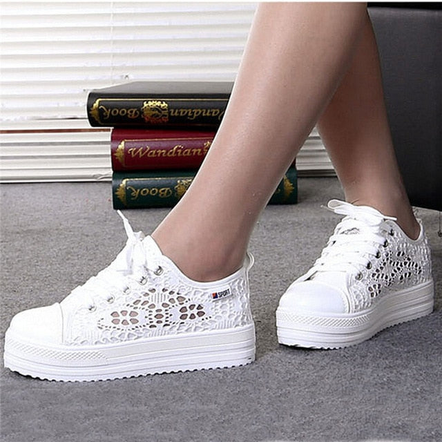 Casual Lace Canvas Shoes
