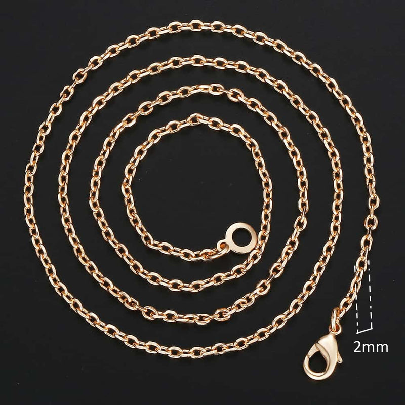 The Rose Gold Rope Chain