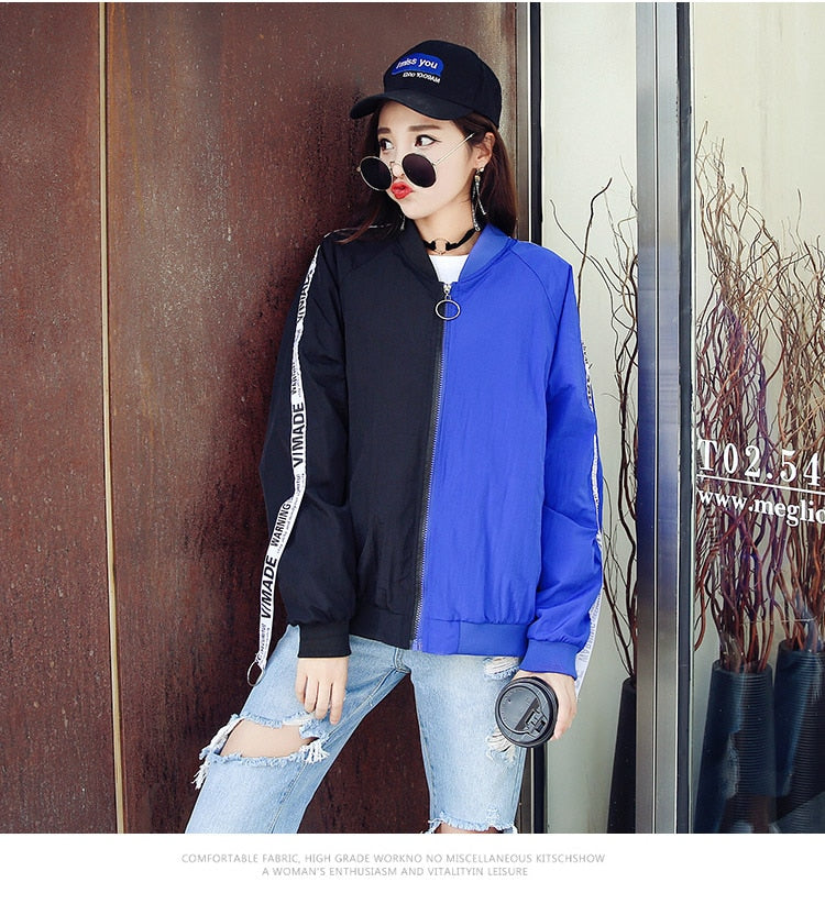 Oversized Black and Red Jacket