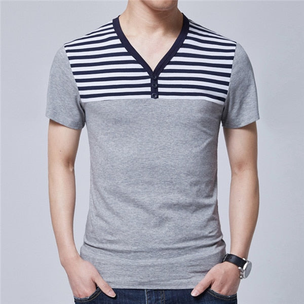 Funky Casual Striped Polo Shirt