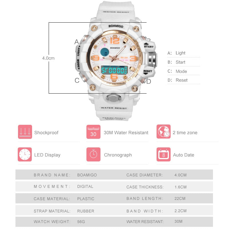 Digital Quartz Sporty Watch