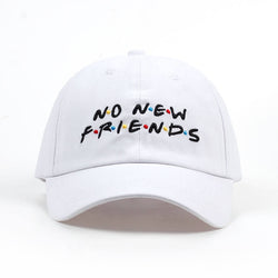 No New Friends Printed Snapback