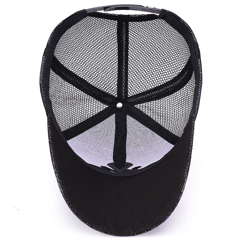 Glam NY Baseball Cap With Mesh