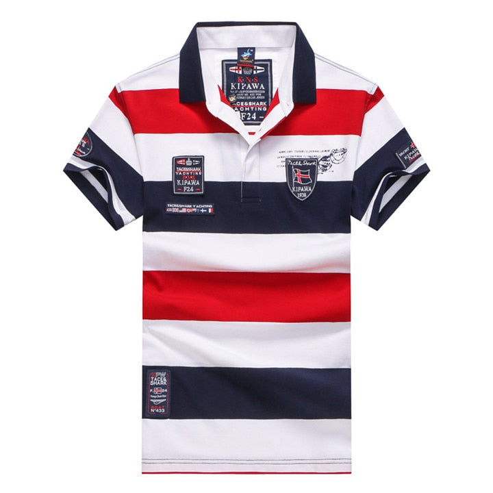 Style Summer Striped Polo