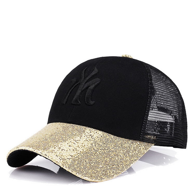 Glam NY Baseball Cap With Mesh