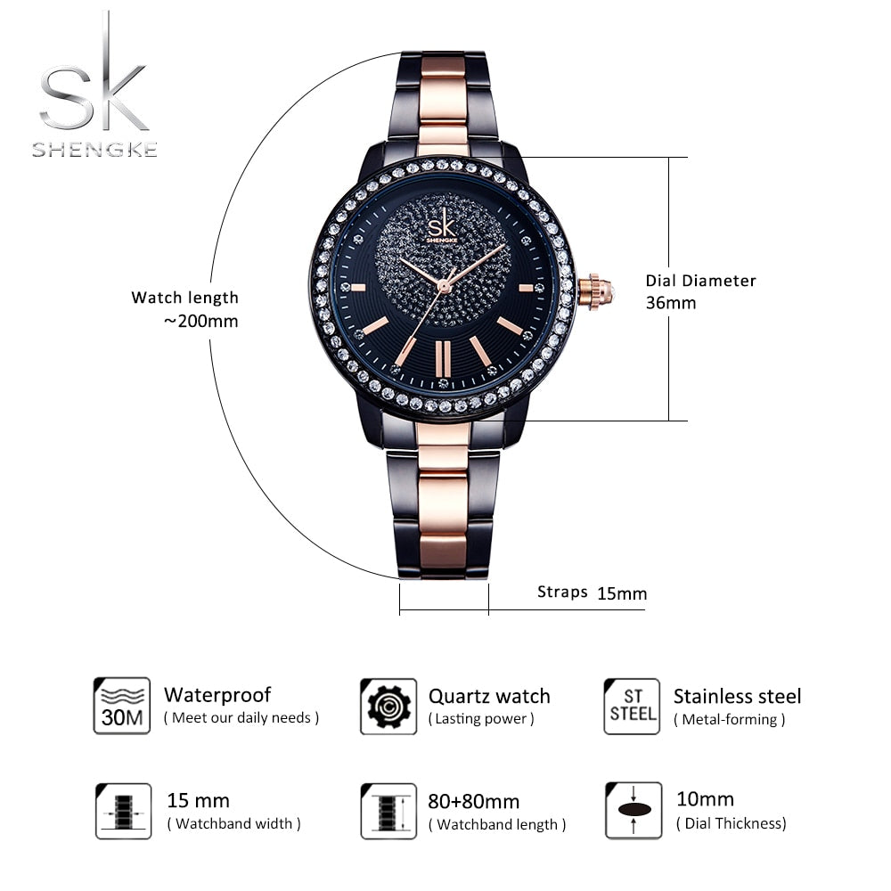 Crystal Luxury Watch