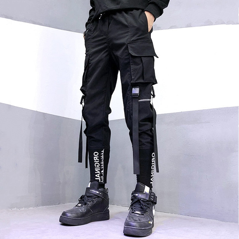 Multi-pocket Harem Hip Pop Pants