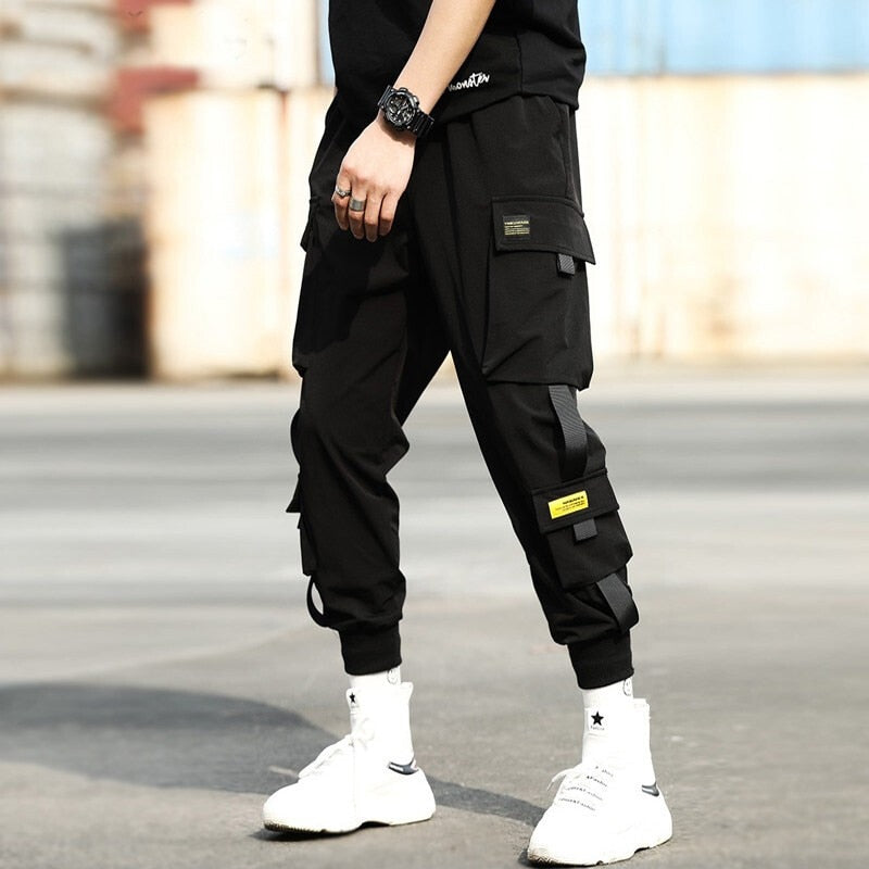 Multi-pocket Harem Hip Pop Pants