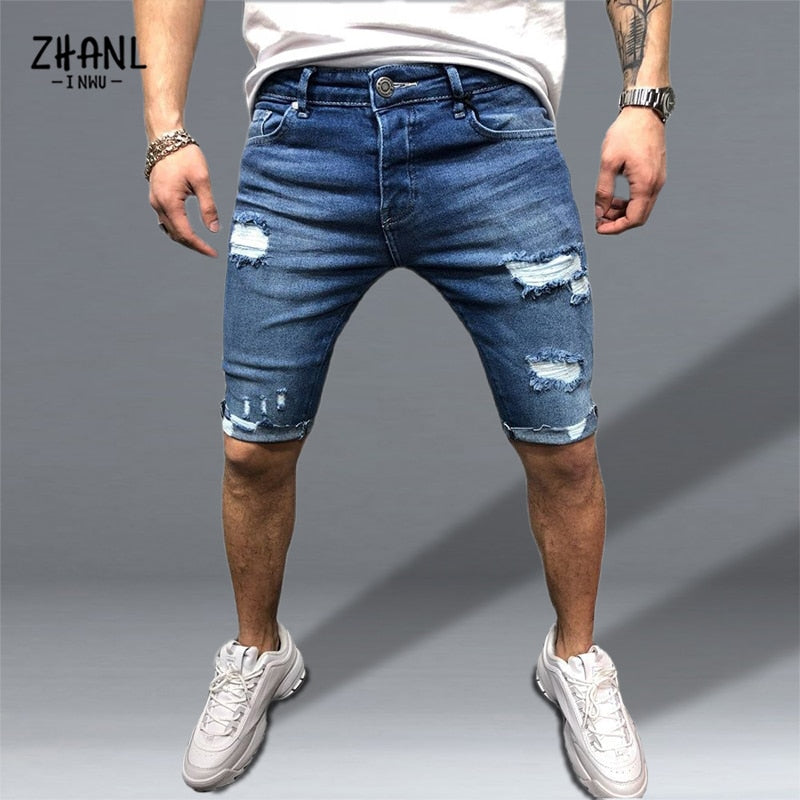 Low Waist Denim Shorts