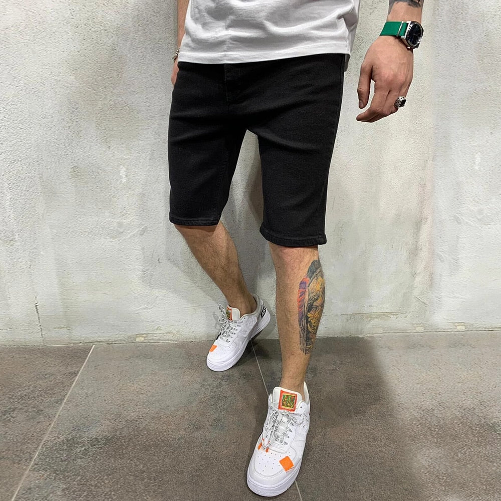 Low Waist Denim Shorts