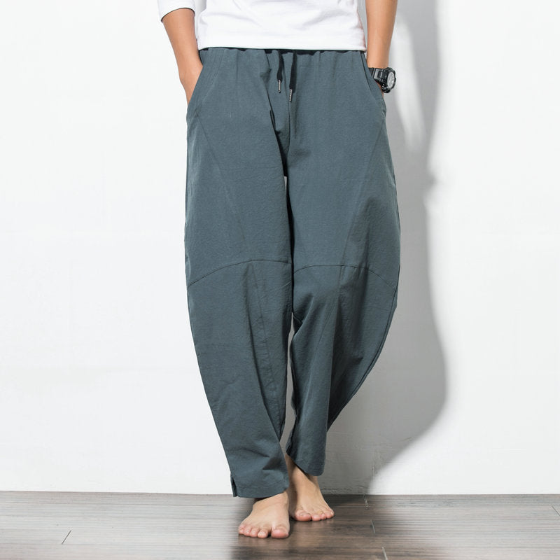 Cargo Harem Pants with Side Pockets