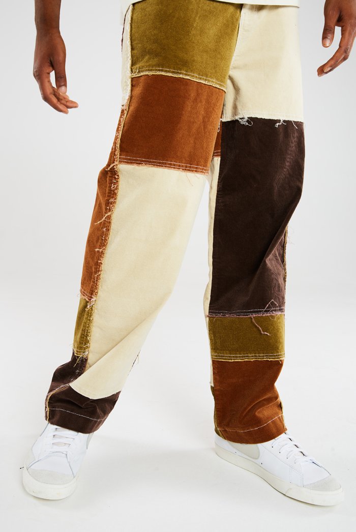 Splice Casual Straight Tassel Patchwork Jeans