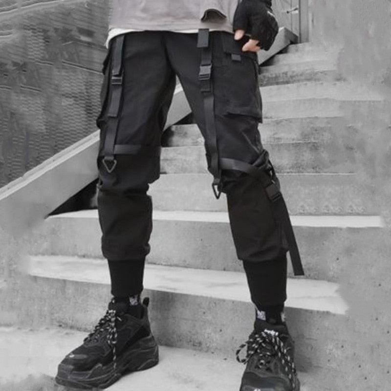 Multi-pocket Harem Hip Pop Pants