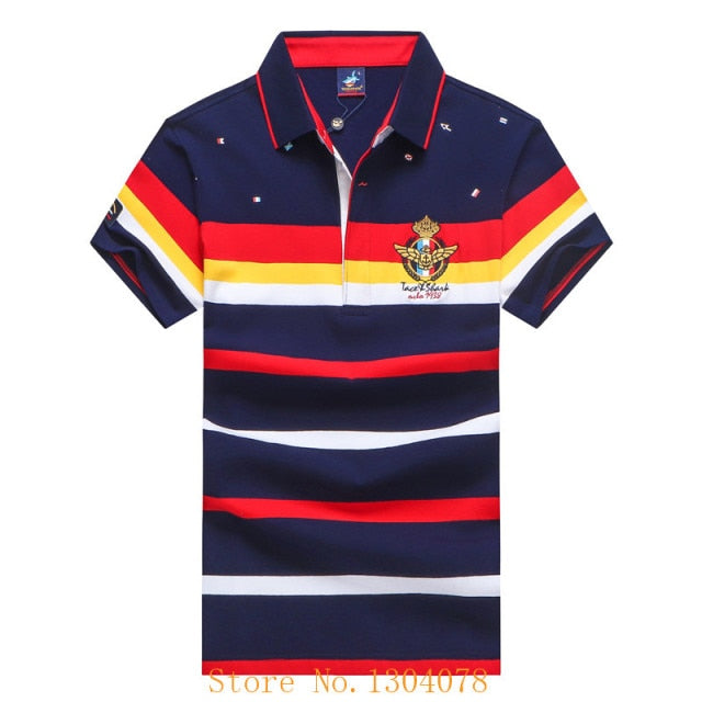 Style Summer Striped Polo
