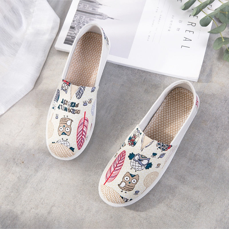 Breathable Soft Slip on Flats Shoes