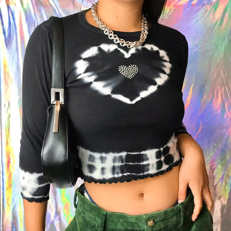 Harajuku Short Sleeve T-Shirt with Chains