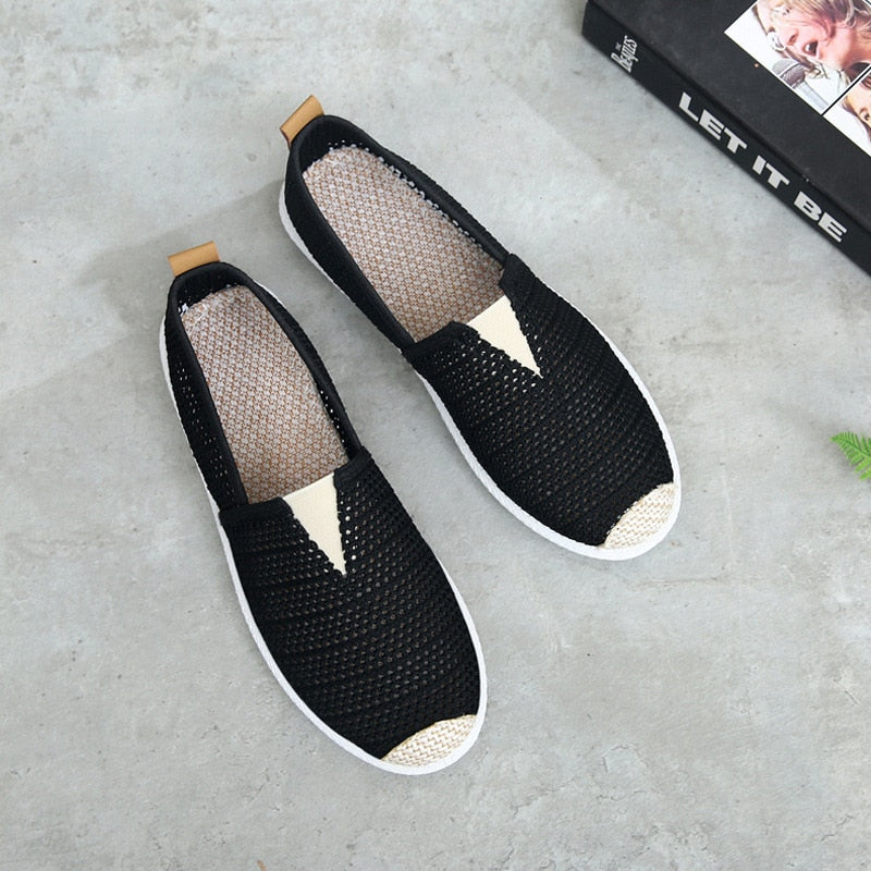 Breathable Soft Slip on Flats Shoes