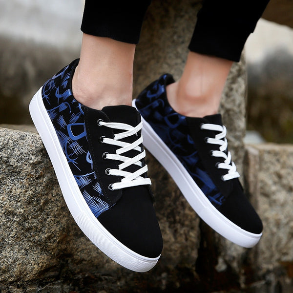 Casual Print Canvas Sneakers