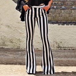 Elegant Black Vertical Striped Pants – Rap Runway Store 2023