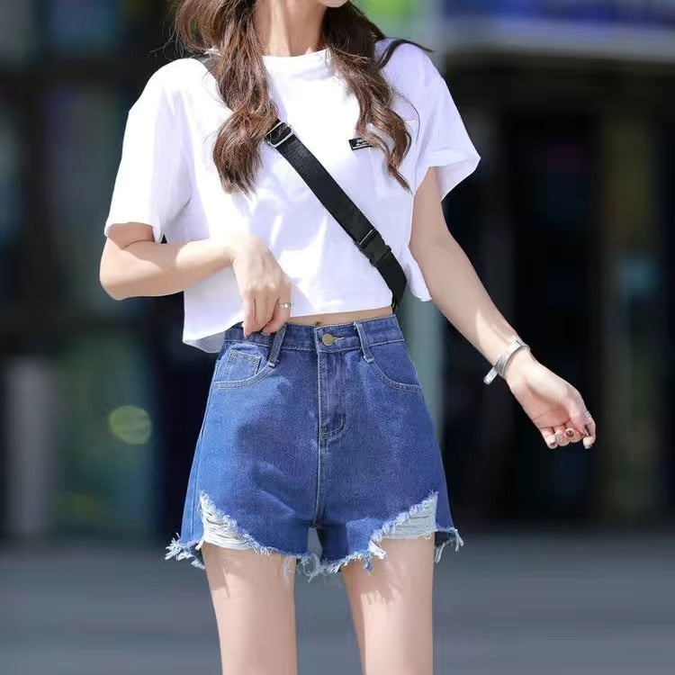 Cartoon Embroidery Loose Harem Pants