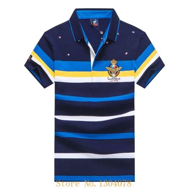 Style Summer Striped Polo