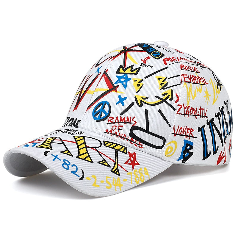 Graffiti Sun Baseball Cap