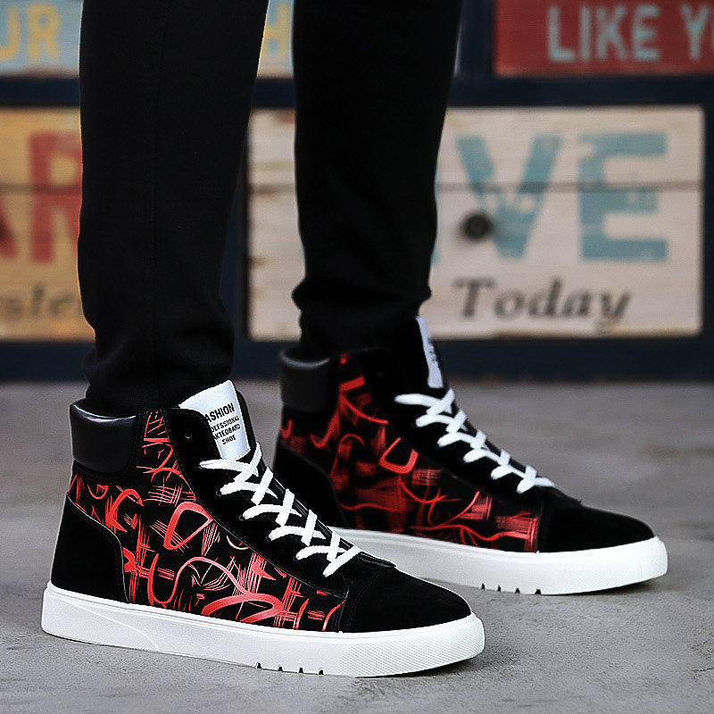Casual Print Canvas Sneakers