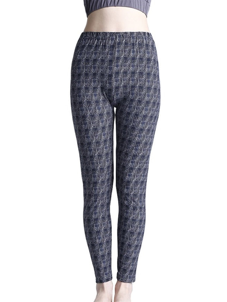 Casual Plaid Leggings