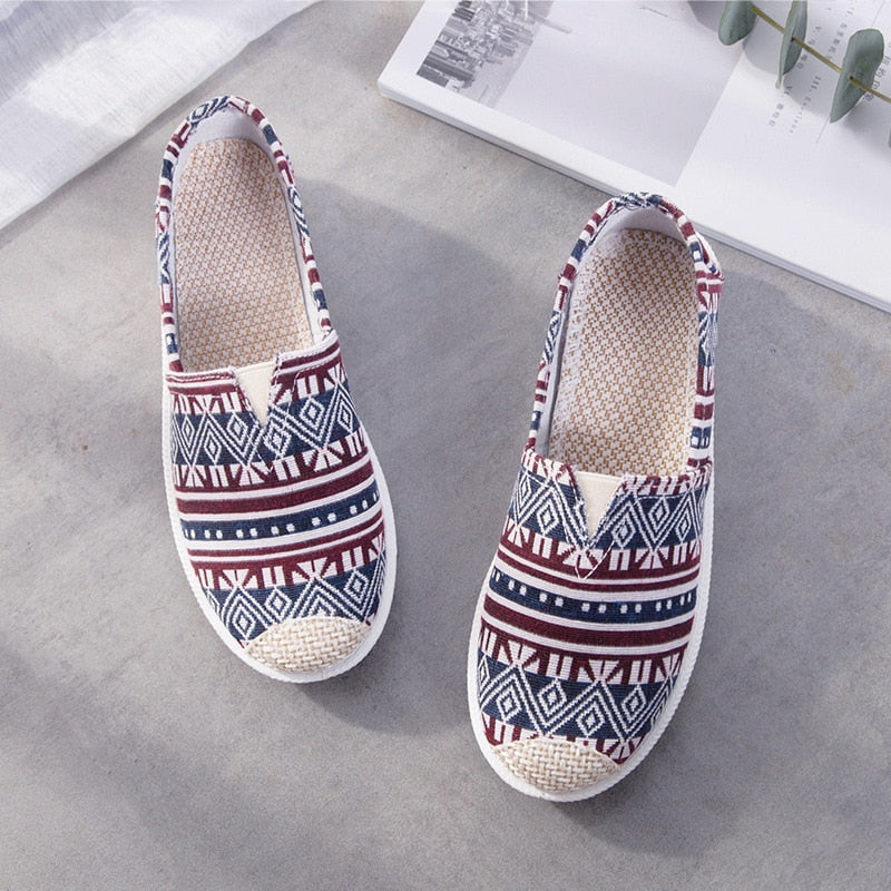 Breathable Soft Slip on Flats Shoes