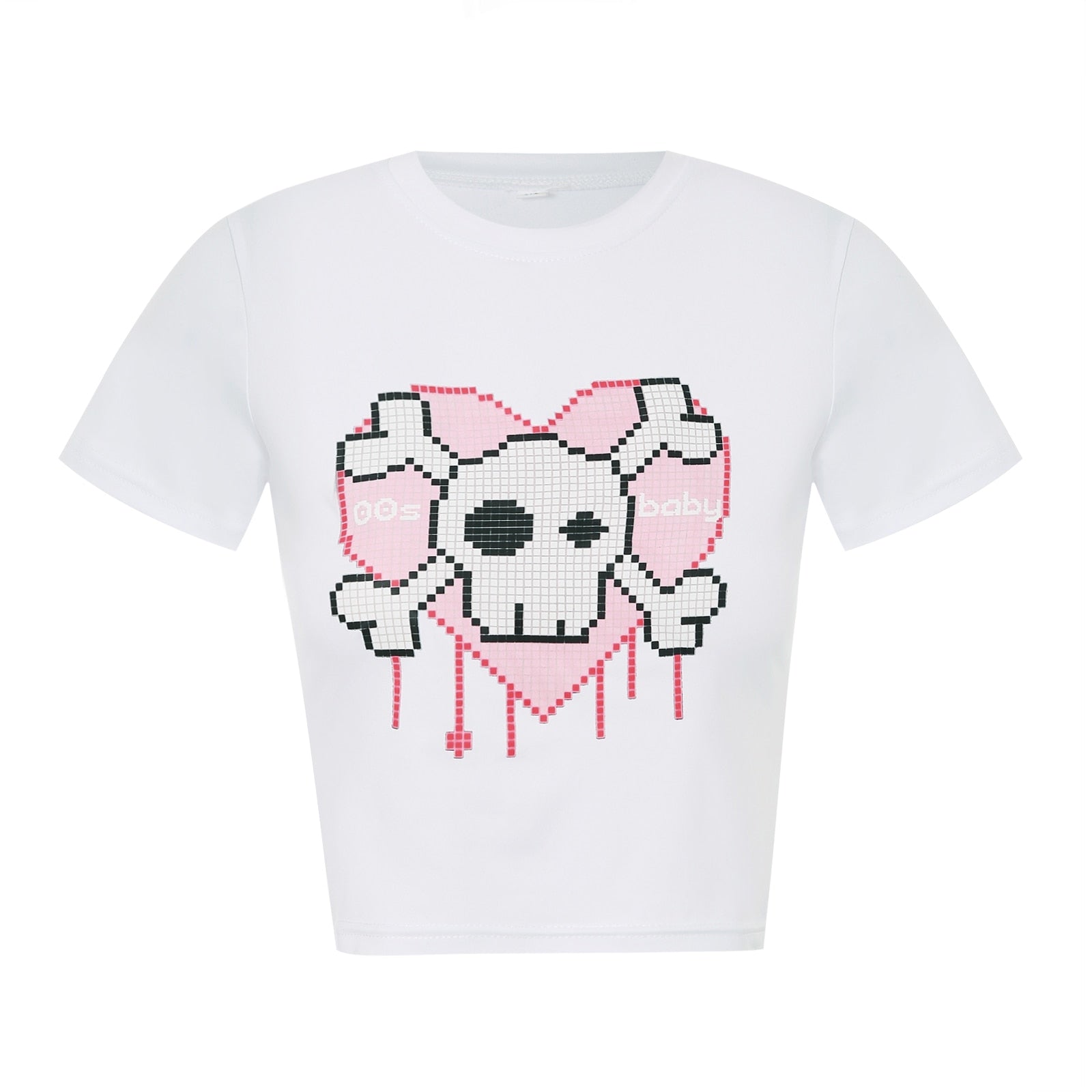 Harajuku Short Sleeve T-Shirt with Chains