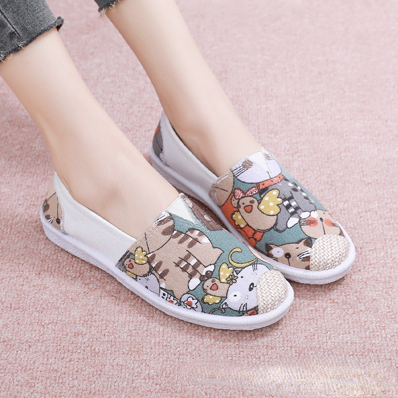 Breathable Soft Slip on Flats Shoes